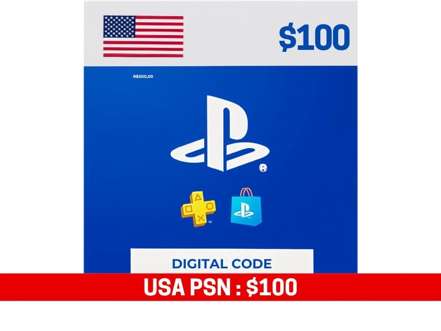 PSN Giftcard Voucher (Global): PSN 100 USD — PlayStation (PSN)