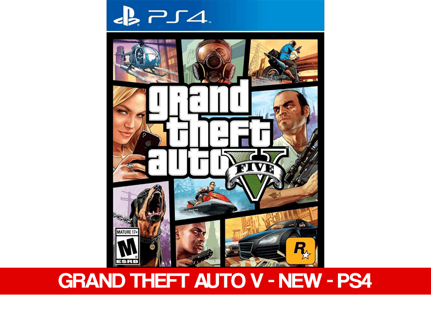 GRAND THEFT AUTO V (GTA 5) - NEW - PS4 - Games Voucher Code
