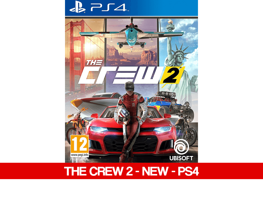 THE CREW 2 - NEW - PS4 - Games Voucher Code