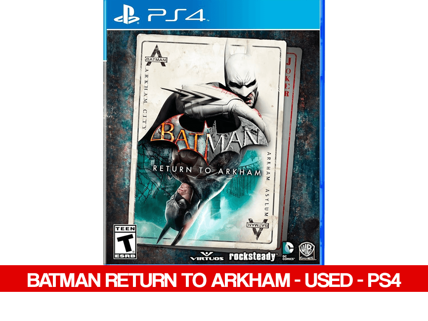 BATMAN RETURN TO ARKHAM - USED - PS4 - Games Voucher Code