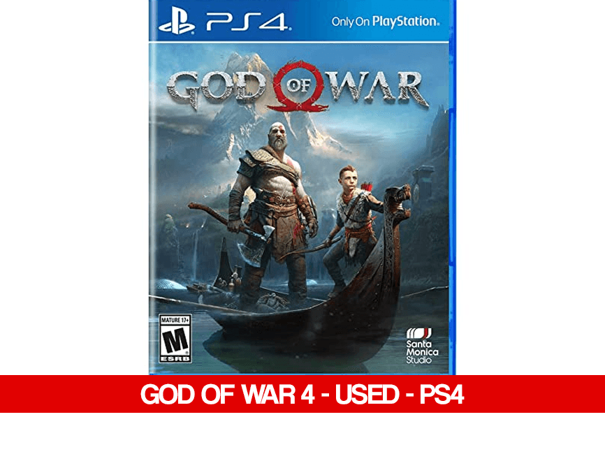 GOD OF WAR 4 - USED - PS4 - Games Voucher Code