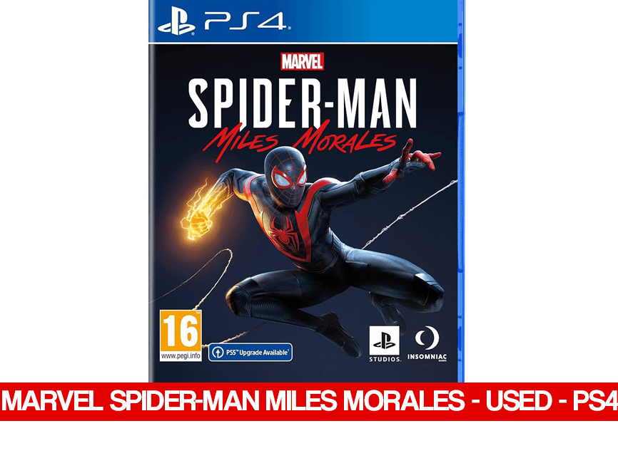 MARVEL SPIDER-MAN MILES MORALES - USED - PS4 - Games Voucher Code