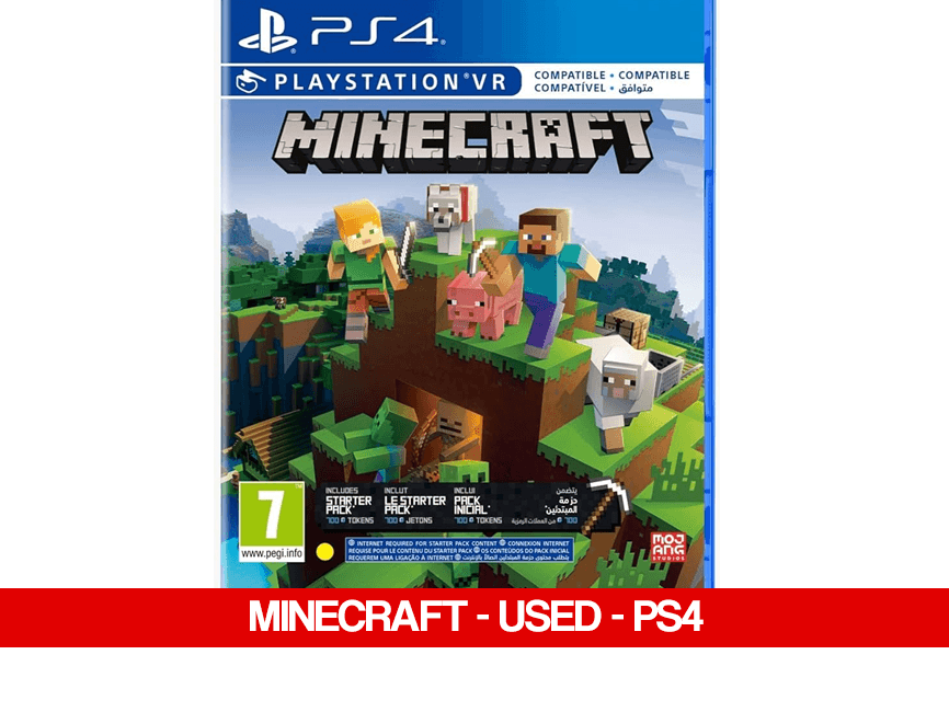 MINECRAFT - USED - PS4 - Games Voucher Code