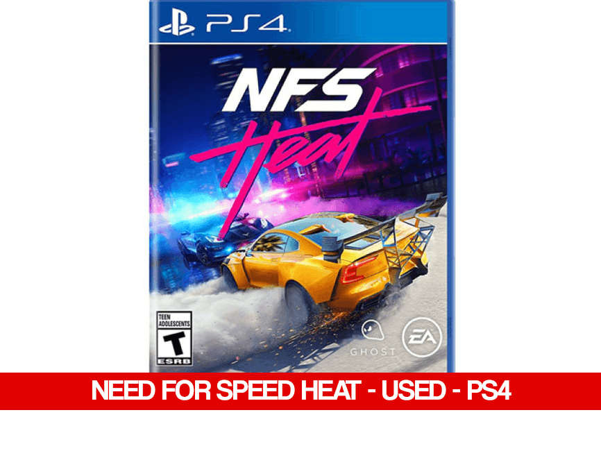 NEED FOR SPEED HEAT - USED - PS4 - Games Voucher Code