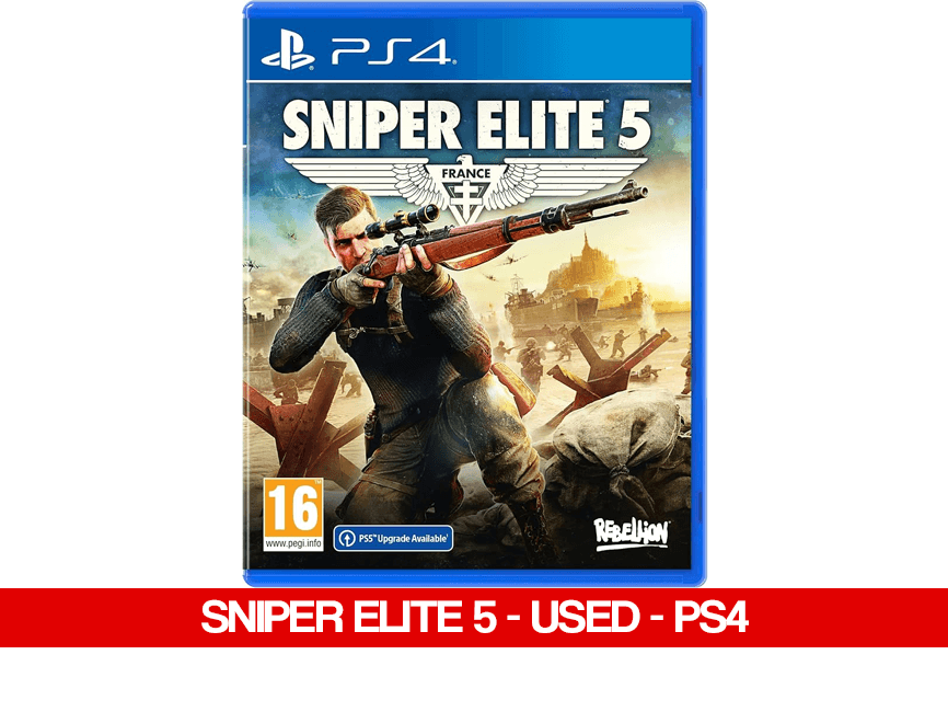 SNIPER ELITE 5 - USED - PS4 - Games Voucher Code