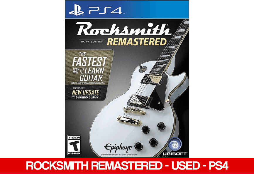 ROCKSMITH REMASTERED - USED - PS4 - Games Voucher Code