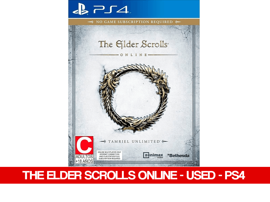 THE ELDER SCROLLS ONLINE - USED - PS4 - Games Voucher Code