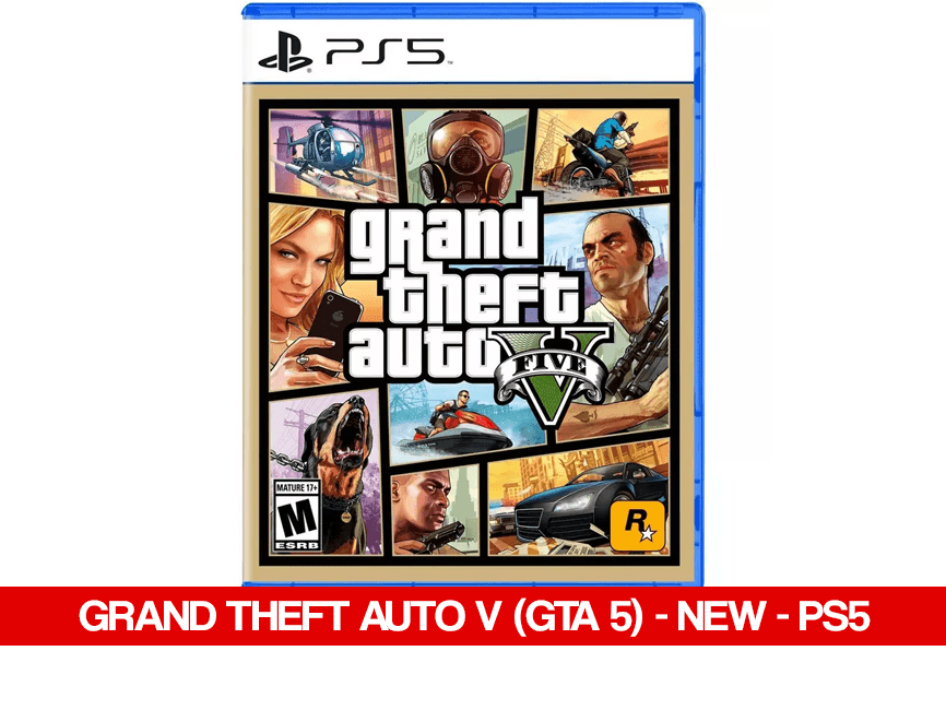GRAND THEFT AUTO V (GTA 5) - NEW - PS5 - Games Voucher Code