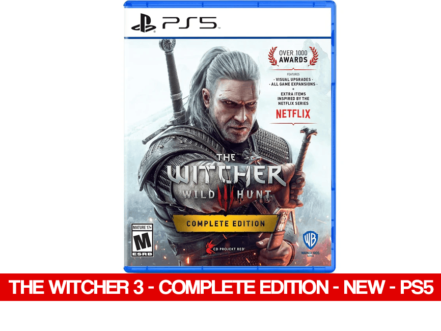 THE WITCHER 3 - COMPLETE EDITION - NEW - PS5 - Games Voucher Code