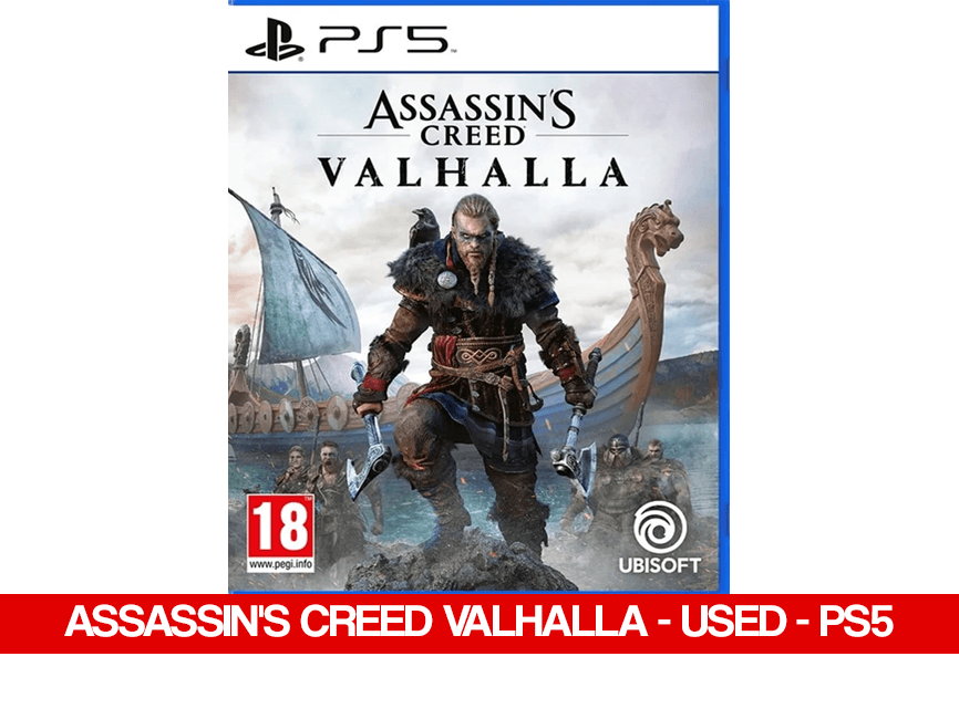 ASSASSIN'S CREED VALHALLA - USED - PS5 - Games Voucher Code