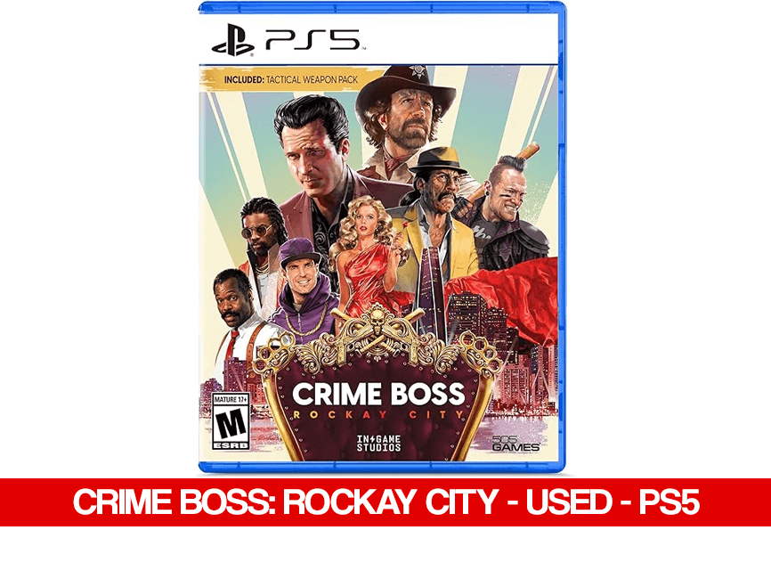 CRIME BOOS: ROCKAY CITY - USED - PS5 - Games Voucher Code