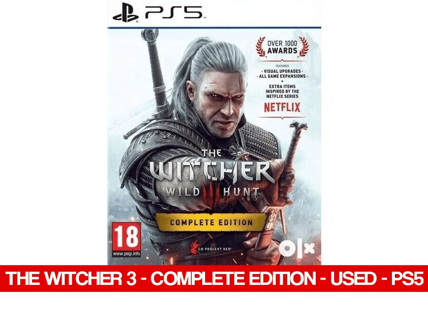 THE WITCHER 3 - COMPLETE EDITION - USED - PS5 - Games Voucher Code