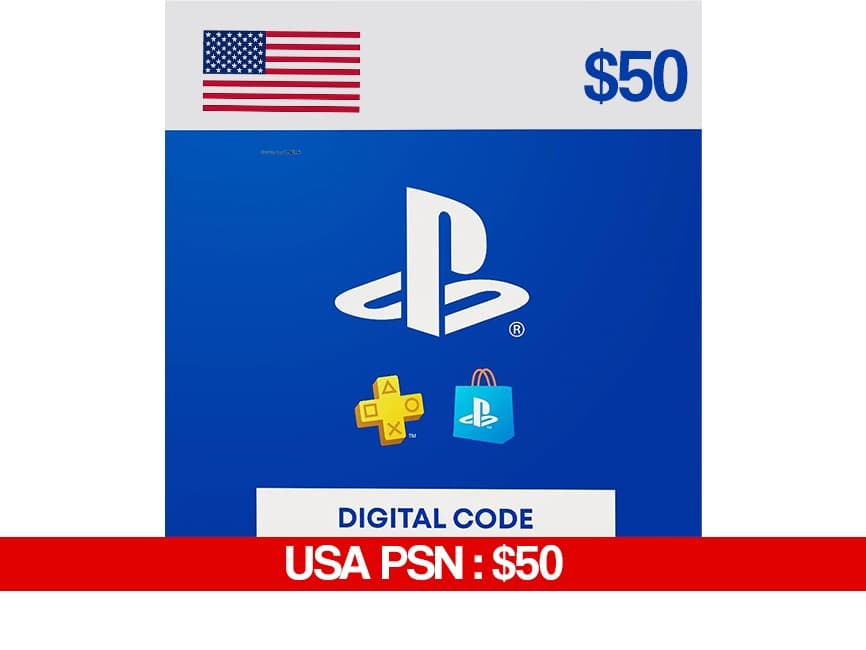 PSN Giftcard Voucher (Global): PSN 50 USD - PSN Giftcard Voucher Voucher Code