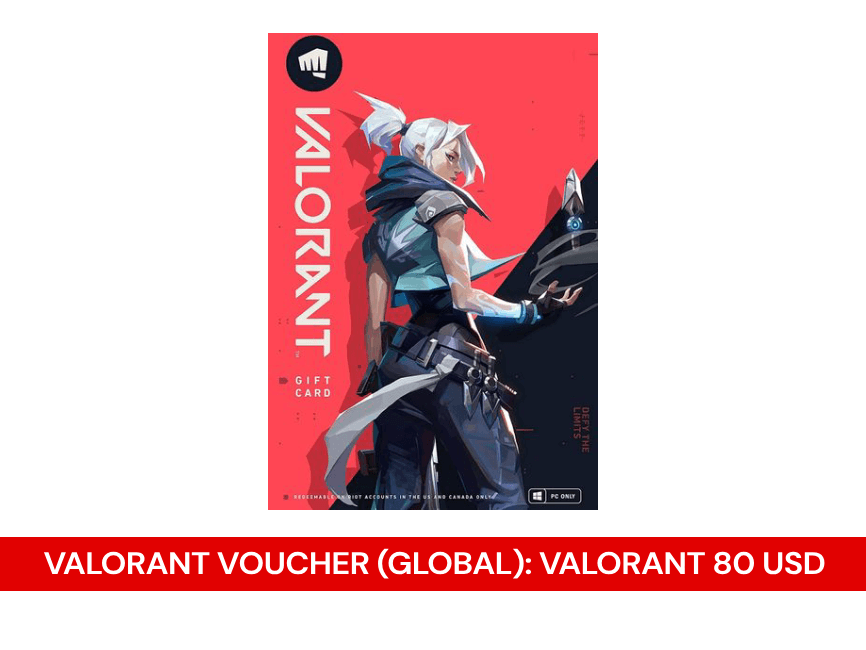 Valorant Voucher (Global): Valorant 80 USD - Valorant Voucher (Global) Voucher Code