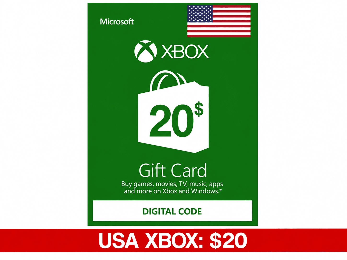 Xbox Gift Card $20 — Xbox