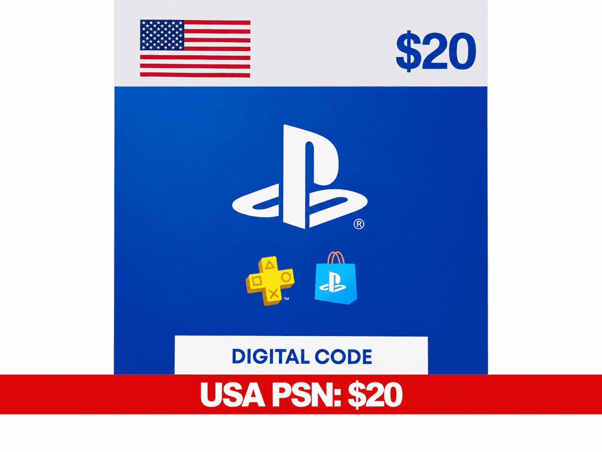 PSN Giftcard Voucher (USA): PSN 20 USD - PSN Giftcard Voucher Voucher Code