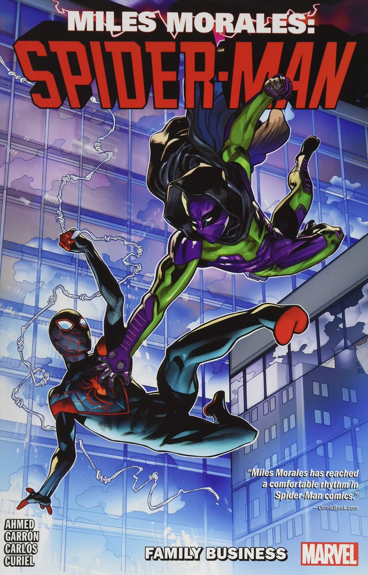Miles Morales Spider Man Vol 3 Family Business TPB - Marvel Comics Voucher Code