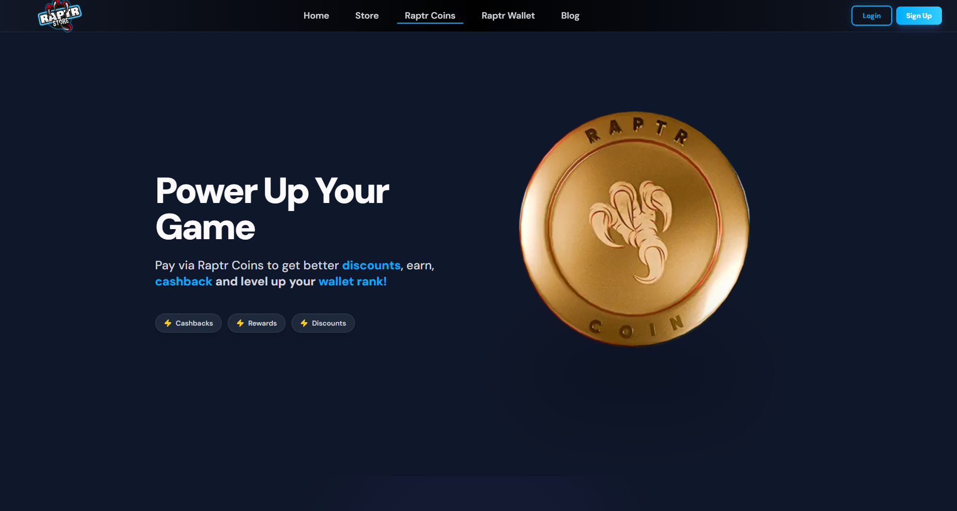 What is Raptr Coin landscape