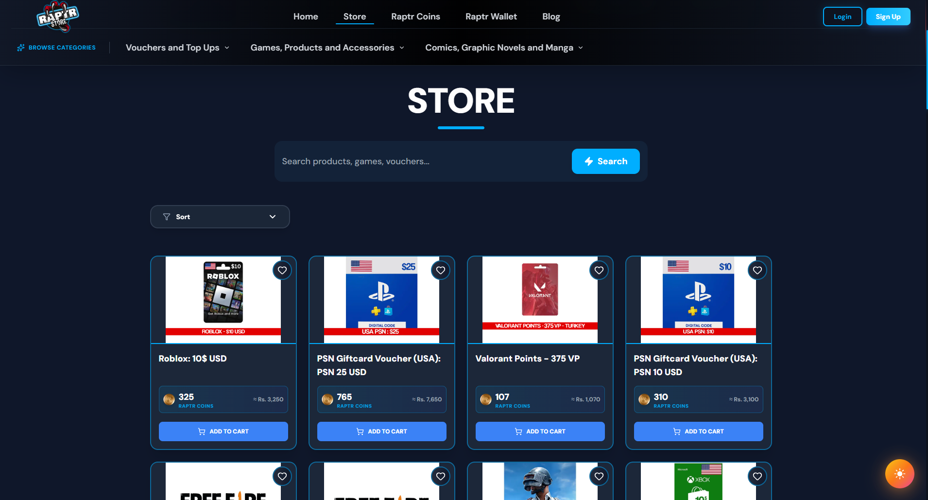 How to Spend Raptr Coins landscape